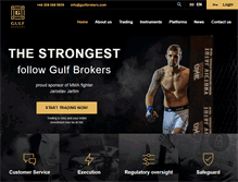Tablet Screenshot of gulfbrokers.com